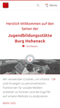Mobile Screenshot of burg-hoheneck.de